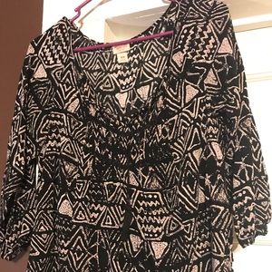 patterned medium blouse